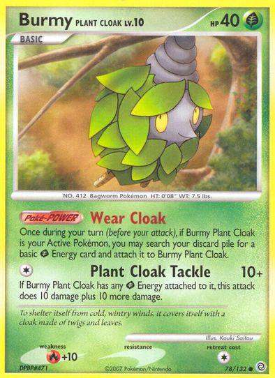 Burmy Plant Cloak (78/132) [Secret Wonders]