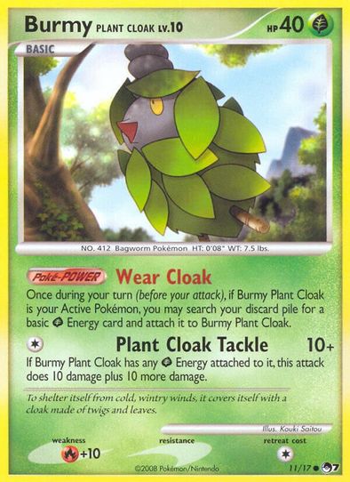 Burmy Plant Cloak (11) [POP Series 7]