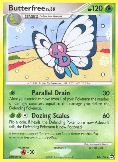 Butterfree (14/106) [Great Encounters]