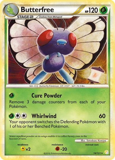Butterfree (16/102) [HeartGold SoulSilver]