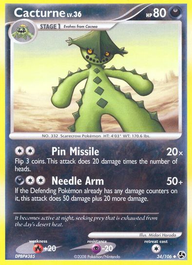 Cacturne (34/106) [Great Encounters]
