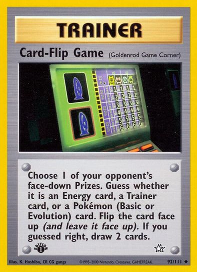 Card-Flip Game (92/105) [Neo Genesis]