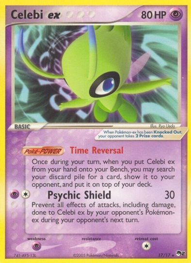 Celebi ex (Non Holo) (17) [POP Series 2]