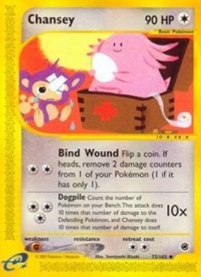 Chansey (72/165) [Expedition]