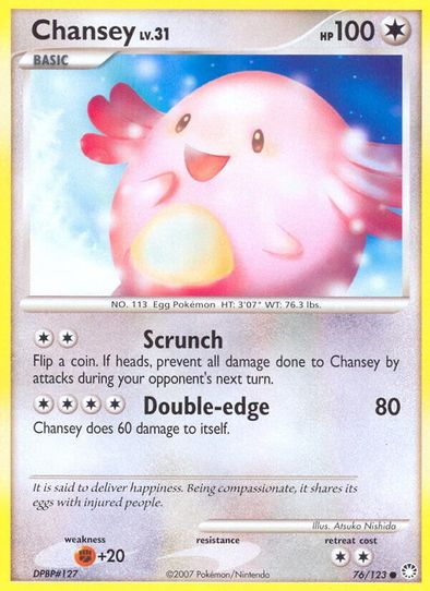 Chansey (76/123) [Mysterious Treasures]