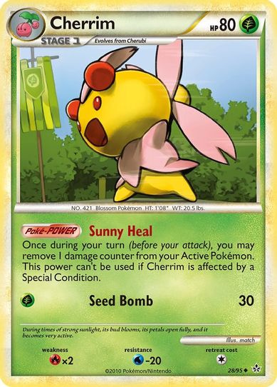 Cherrim (28/95) [Heartgold & Soulsilver: Unleashed]