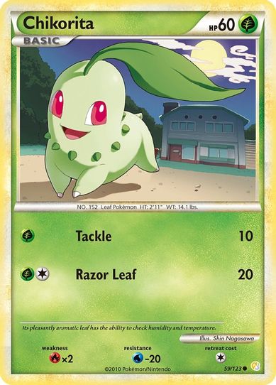 Chikorita (59/102) [HeartGold SoulSilver]