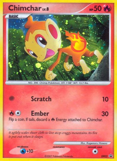 Chimchar - DP (DP02) [Diamond and Pearl Promos]