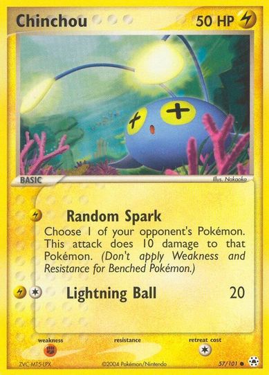 Chinchou (57/101) [Hidden Legends]