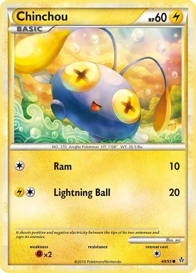 Chinchou (48/95) [Heartgold & Soulsilver: Unleashed]