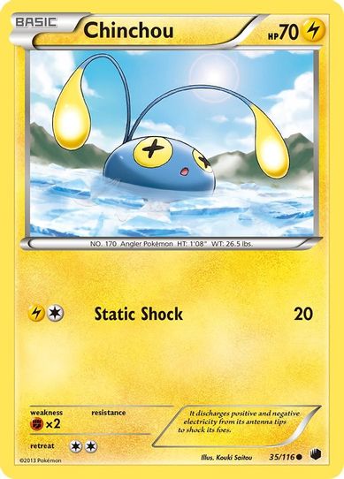 Chinchou (35/90) [HeartGold SoulSilver]