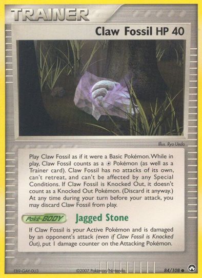 Claw Fossil (84/108) [Power Keepers]