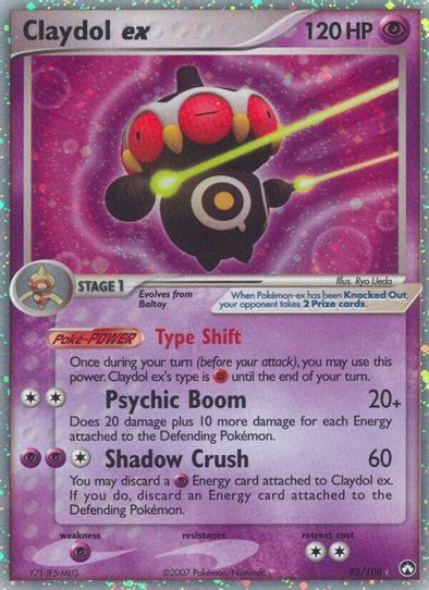 Claydol ex (93/108) [Power Keepers]