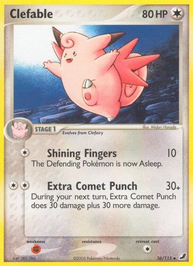 Clefable (36/115) [Unseen Forces]