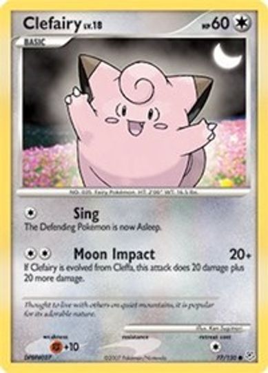 Clefairy (77/130) [Diamond & Pearl: Base Set]