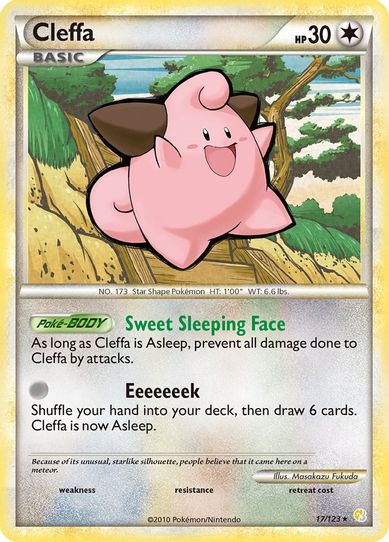 Cleffa (17/102) [HeartGold SoulSilver]