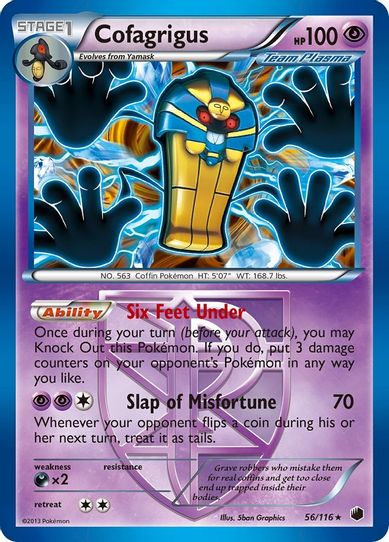 Cofagrigus (Team Plasma) (56/90) [Plasma Freeze]