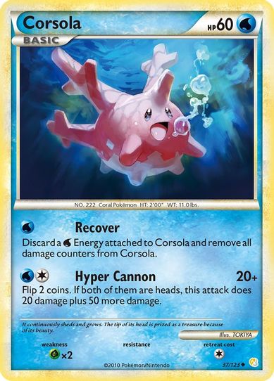 Corsola (37/102) [HeartGold SoulSilver]