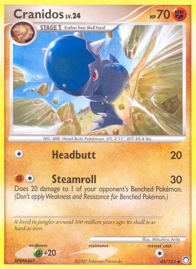 Cranidos (43/123) [Mysterious Treasures]