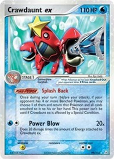 Crawdaunt ex (99/111) [EX: Holon Phantoms]