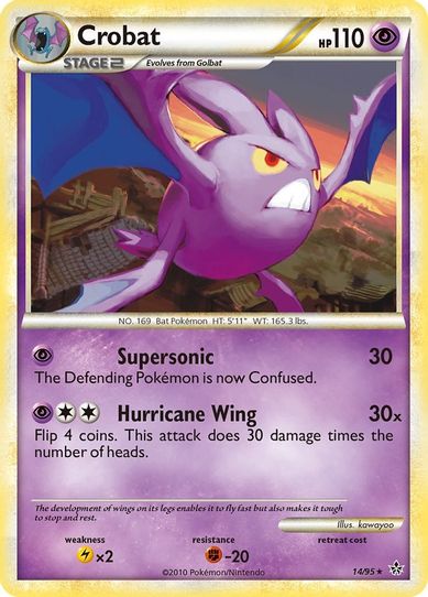 Crobat (14/95) [Heartgold & Soulsilver: Unleashed]