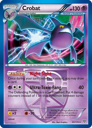Crobat (Team Plasma) (55/135) [Black & White: Plasma Storm]