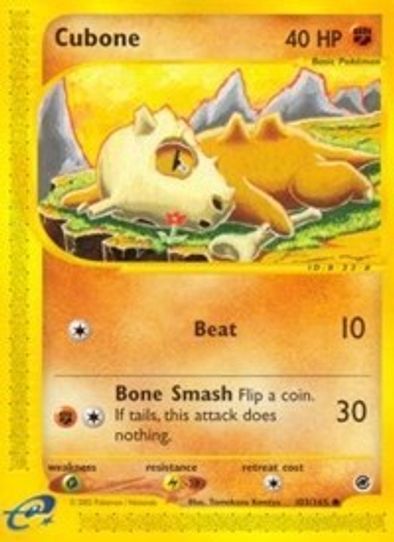 Cubone (103/165) [Expedition]
