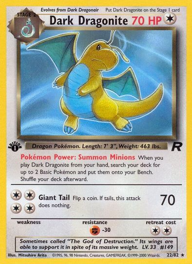 Dark Dragonite (22/82) [Team Rocket]