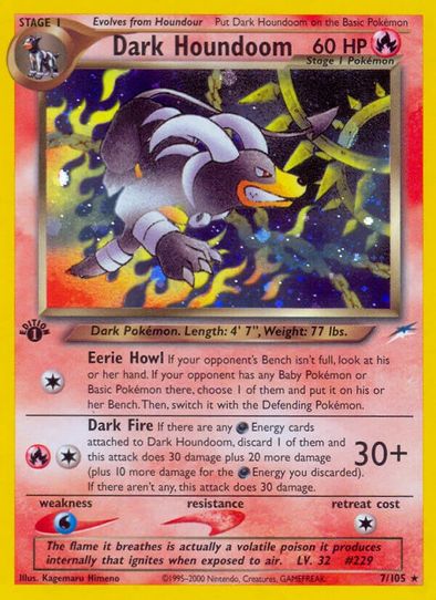 Dark Houndoom (7/105) [Neo Destiny]