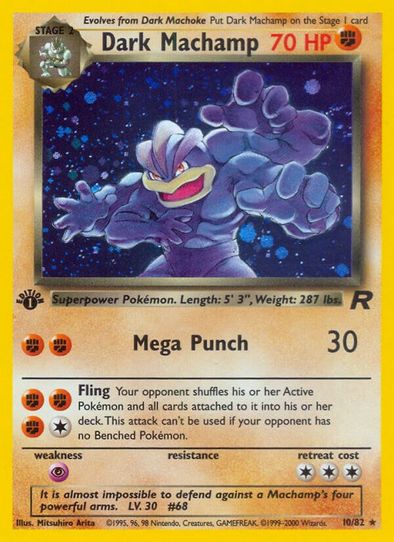 Dark Machamp (10/82) [Team Rocket]