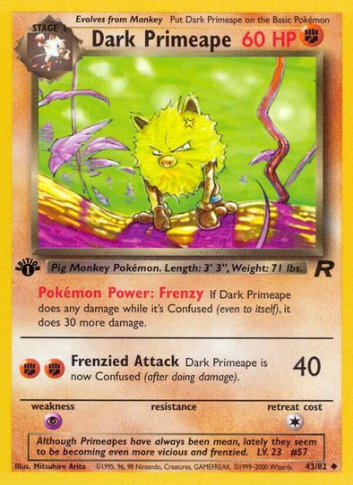 Dark Primeape (43/82) [Team Rocket]