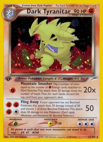 Dark Tyranitar (11/105) [Neo Destiny]