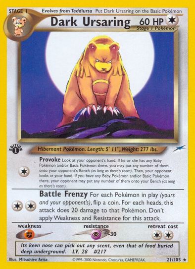 Dark Ursaring (21/105) [Neo Destiny]