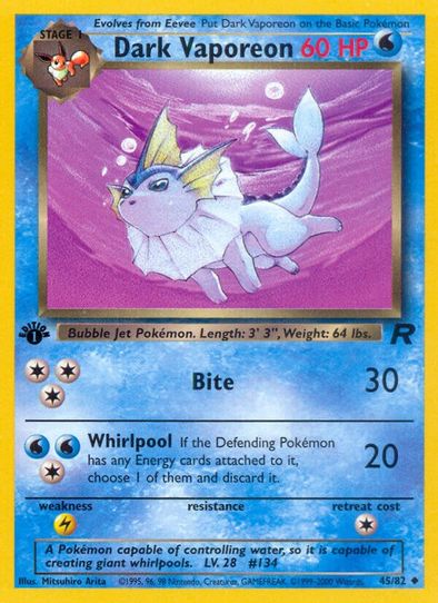 Dark Vaporeon (45/82) [Team Rocket]