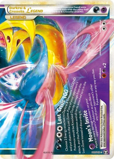 Darkrai & Cresselia Legend (Bottom) (100/102) [Triumphant]