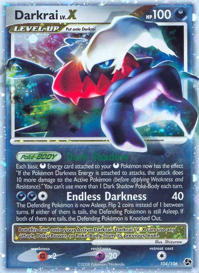 Darkrai Lv.X (104/106) [Great Encounters]