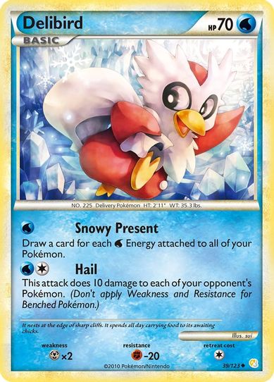 Delibird (39/102) [HeartGold SoulSilver]