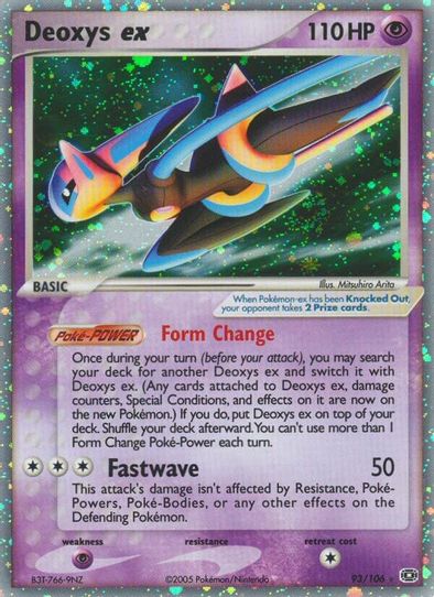 Deoxys ex (Speed Forme) (93/106) [EX: Emerald]