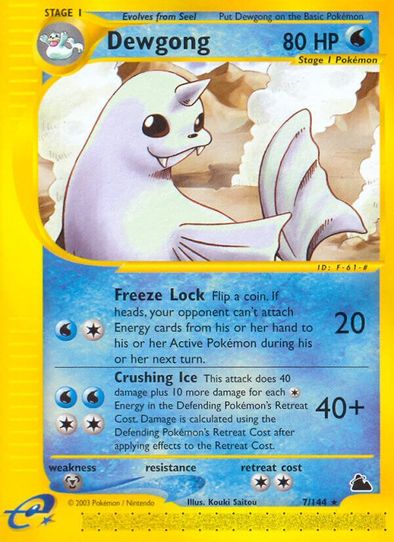 Dewgong (7 /144) [Skyridge]