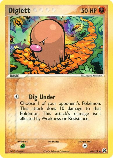 Diglett (61/112) [FireRed & LeafGreen]