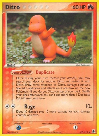 Ditto ( - Charmander) (37/101) [Delta Species]