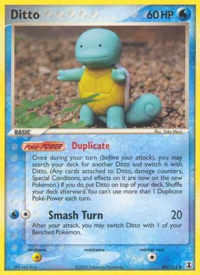 Ditto ( - Squirtle) (40/101) [Delta Species]