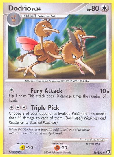 Dodrio (46/123) [Mysterious Treasures]
