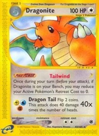 Dragonite (43/165) [Expedition]