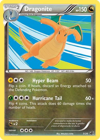 Dragonite (5/20) [Black & White: Dragon Vault