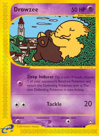 Drowzee (74a) [Aquapolis]