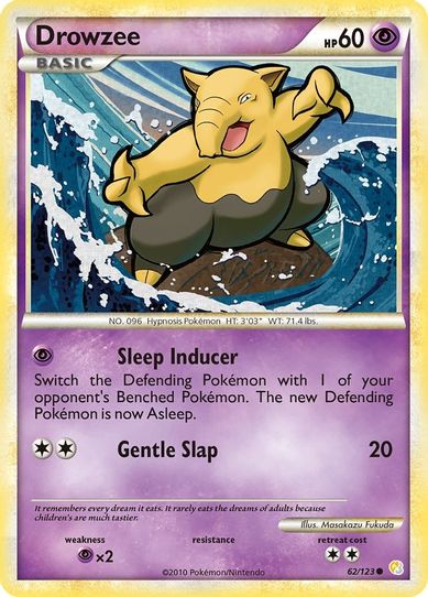 Drowzee (62/102) [HeartGold SoulSilver]