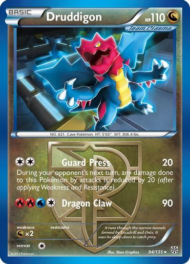 Druddigon (Team Plasma) (94/135) [Black & White: Plasma Storm]