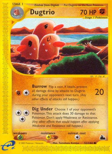 Dugtrio (52 /144) [Skyridge]