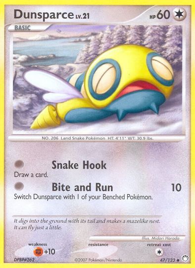 Dunsparce (47/123) [Mysterious Treasures]